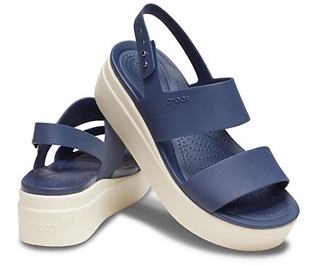 Sandal Cross Brooklyn đế cao 5cm (màu navy)