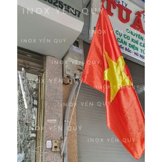 COMBO GIÁ TREO CỜ TỔ QUỐC. GIÁ CẮM CỜ VÀ CÁN CỜ inox