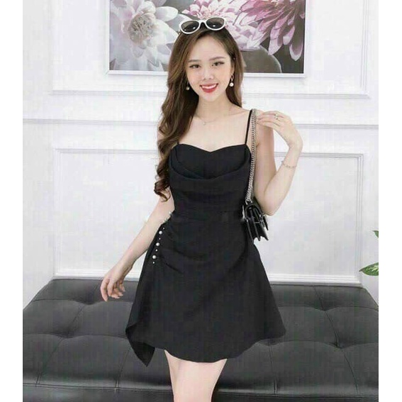 ĐẦM XÒE THIẾT KẾ HAI DÂY KIỂU DÁNG XINH XẮN