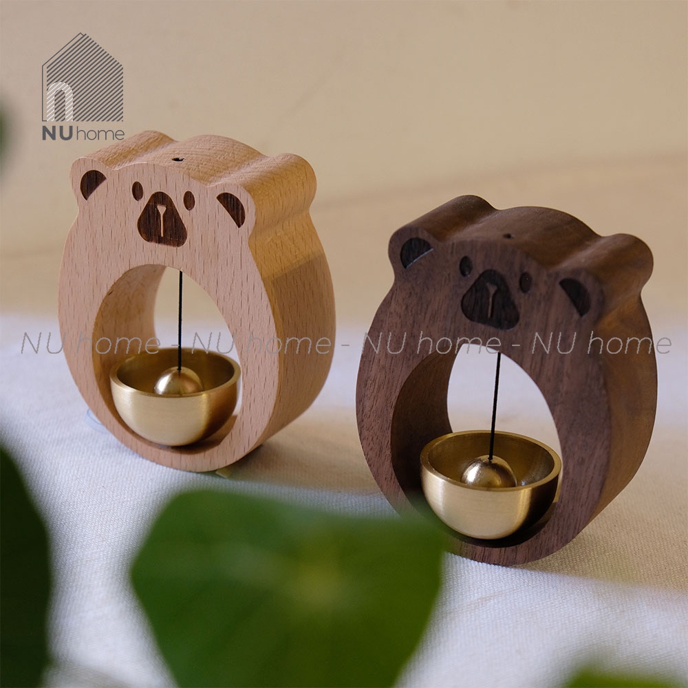 nuhome.vn | Chuông gió, chuông cửa bằng gỗ - Beru, chuông gỗ phong cách Nhật Bản thiết kế đơn giản nhỏ gọn