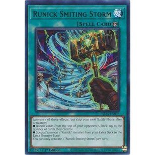 Thẻ Bài Yugioh Runick Smiting Storm - TAMA-EN036 - Rare 1st Edition