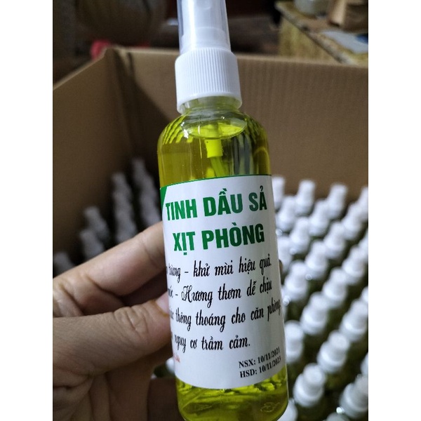 Chai xịt tinh dầu sả 100ml