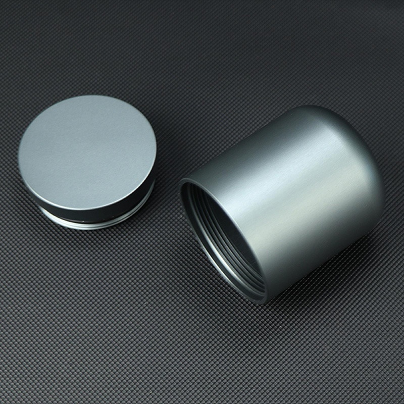 QQ Hộp Đựng Thuốc Mini Hình Tròn Bằng Kim Loại Tiện Dụng