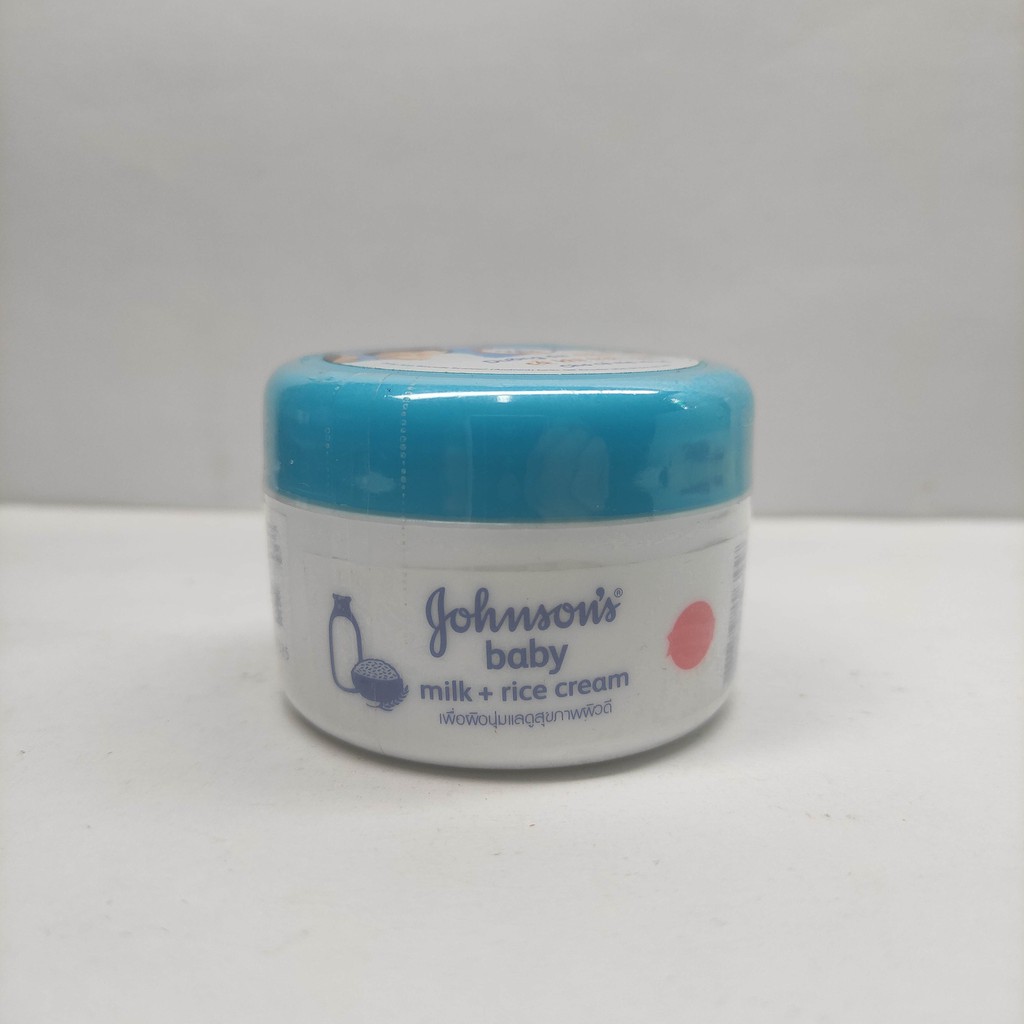 Kem Dưỡng Da Johnson's Baby Milk + Rice Cream - Hộp 50g