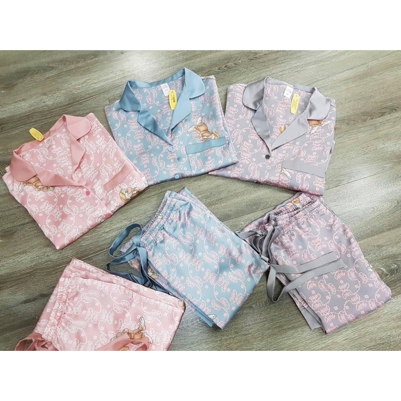 Bộ pizama 3 màu dành cho nữ | BigBuy360 - bigbuy360.vn