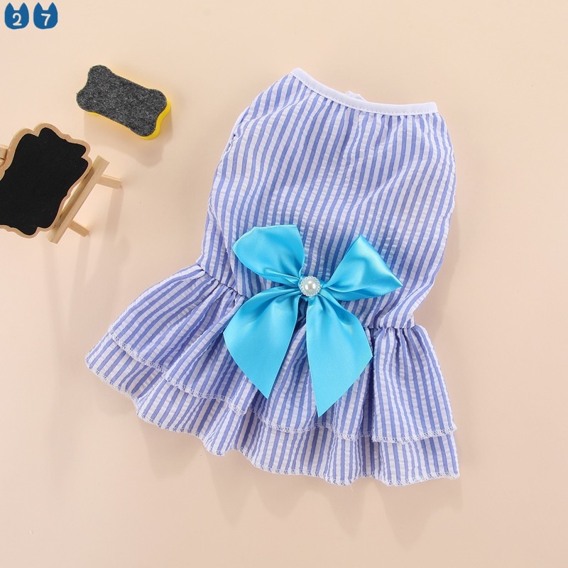 Đầm Kẻ Sọc Thắt Nơ Đáng Yêu Cho Thú Cưng 27