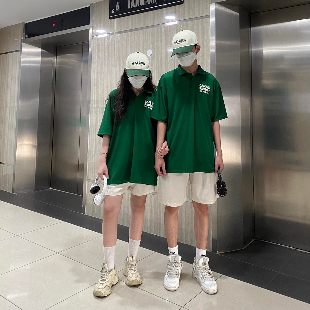 ÁO THUN FF FORM RỘNG POLO RESTART WEEKEND, VẢI THUN 2 CHIỀU COTTON 250GSM