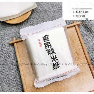 Giấy Gạo gói kẹo Nougat 500 tờ