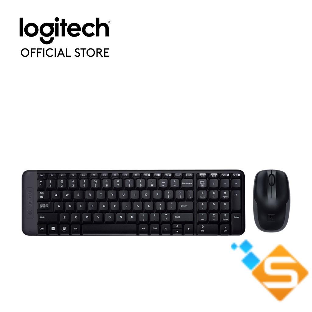 Bộ Bàn Phím Và Chuột Không Dây Đa Phương Tiện Logitech MK220 - Bảo Hành Chính Hãng 3 Năm