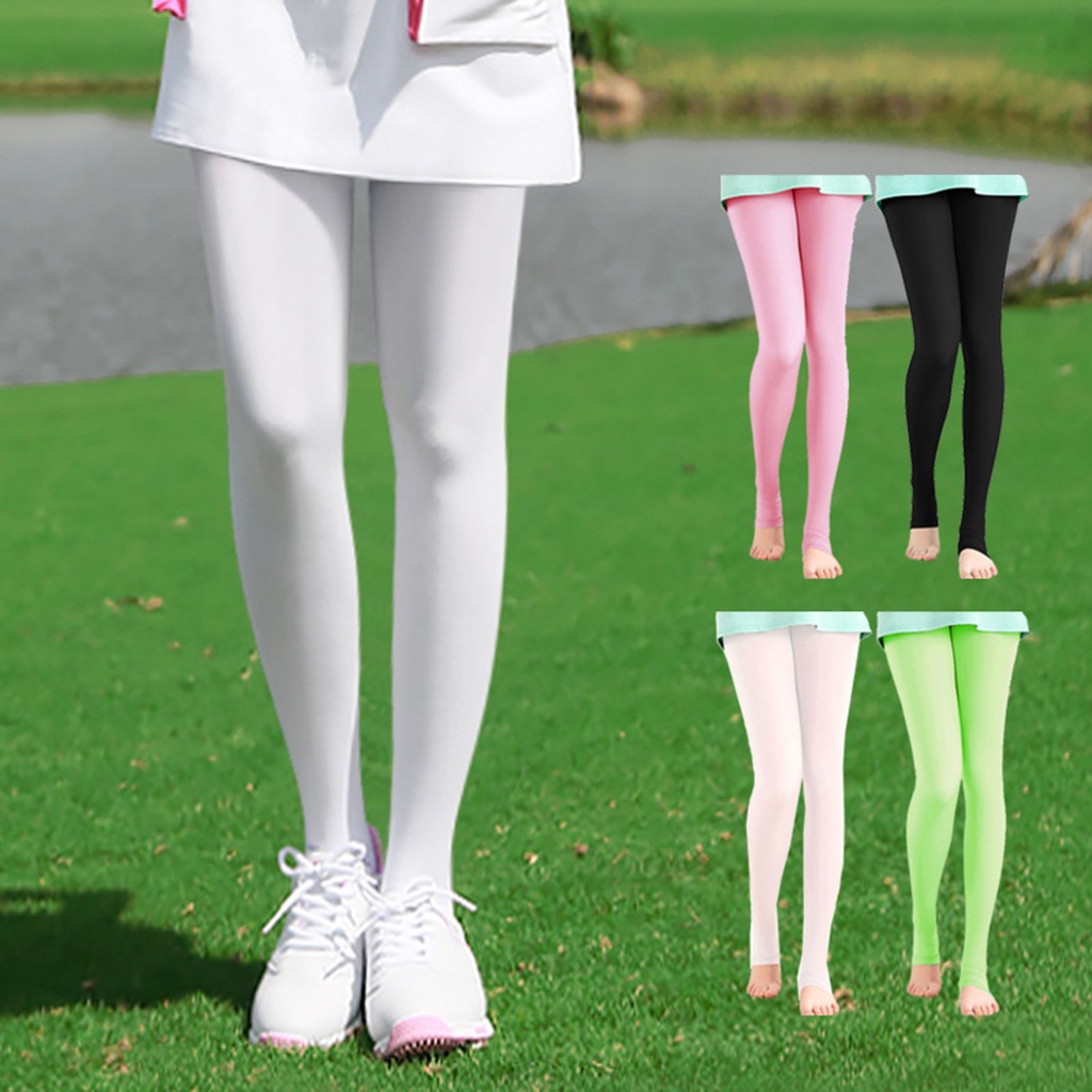 {Soltweter} Quần Tất Lụa Lạnh Thoáng Khí Thấm Hút Mồ Hôi Thiết Bị Chơi Golf Thể Thao Ngoài Trời