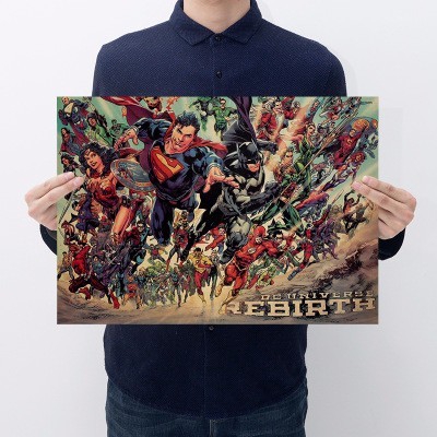 Poster phim siêu anh hùng Marvel phong cách hoài cổ