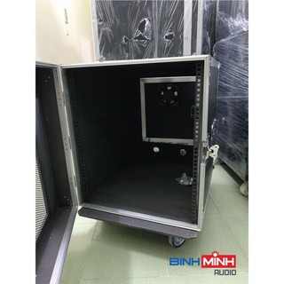 Tủ rack âm thanh gỗ lưới 10U