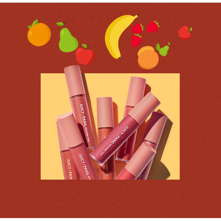 Son kem lì siêu mềm mịn Apieu Juicy Pang Mousse Tint A'pieu