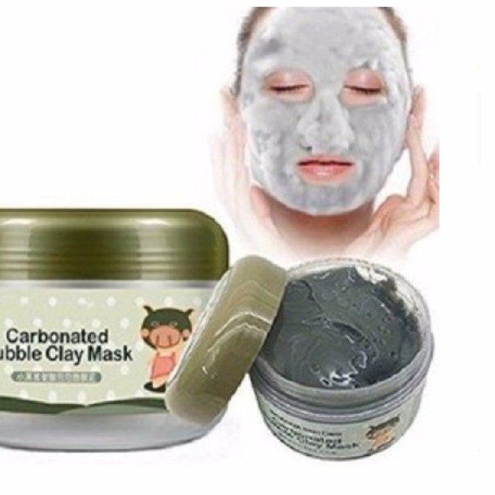 Mặt nạ sủi bọt thải độc bì heo Carbonated Buble Clay mask Bioaqua nội địa Trung