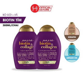Bộ 2 Chai Dầu gội và dầu xả OGX - Dung Tích 385mlx2