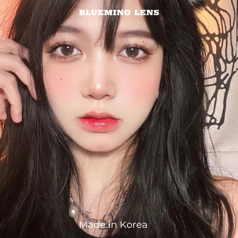 Lens mắt Choco kính áp tròng nâu socola tự nhiên giãn ít, giãn to