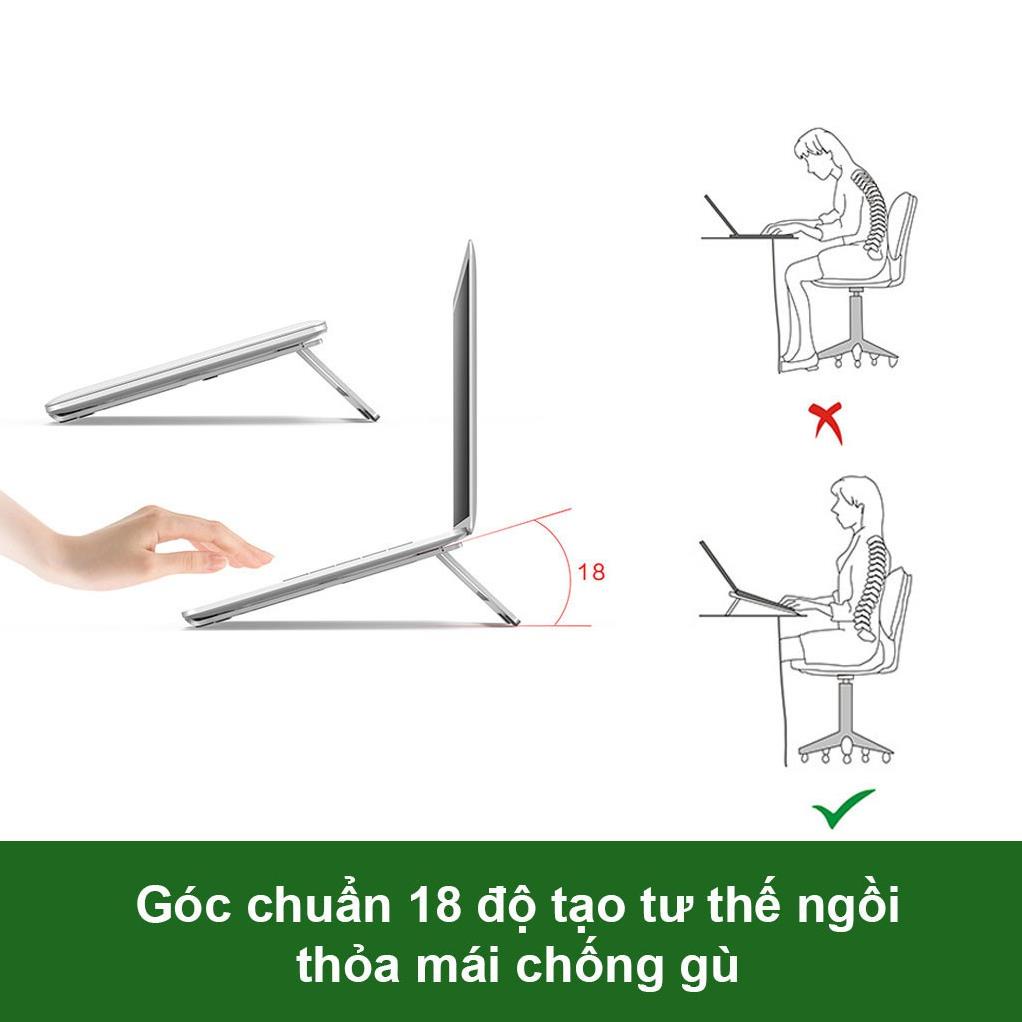 Đế tản nhiệt laptop PIX-LINK X5 chất liệu nhôm nguyên khối, siêu mỏng nhẹ dùng cho máy 13- 15.6 inch