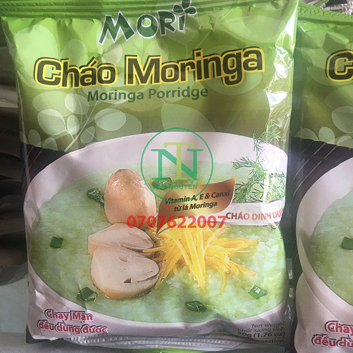 Cháo,mì ăn liền chùm ngây Moringa-chay mặn điều được