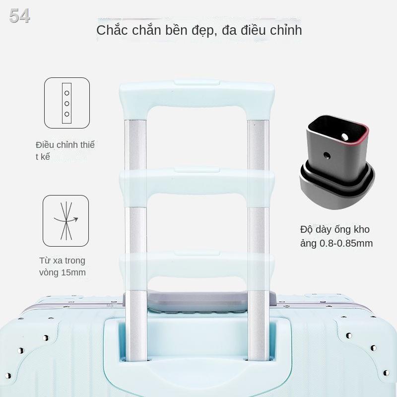 （Hộp kéo）Hành lý nam khung nhôm du lịch 2021 hộp đựng xe đẩy mới bánh đa năng thủy triều nữ sinh dày và bền