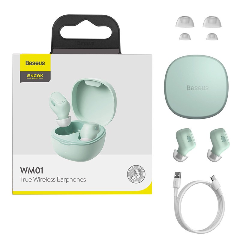 Tai nghe bluetooth không dây Baseus WM01 cho samsung huawei sony oppo xiaomi ...