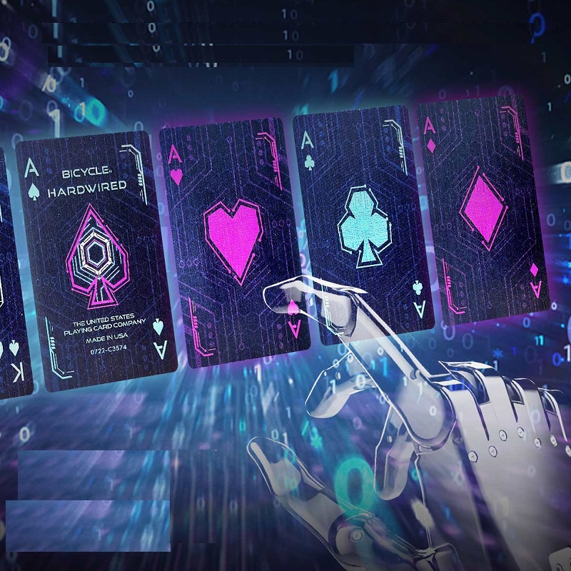Bộ bài tây Bicycle Cyberpunk Hardwired Playing Cards - Bài Mỹ - Bài Chính Hãng