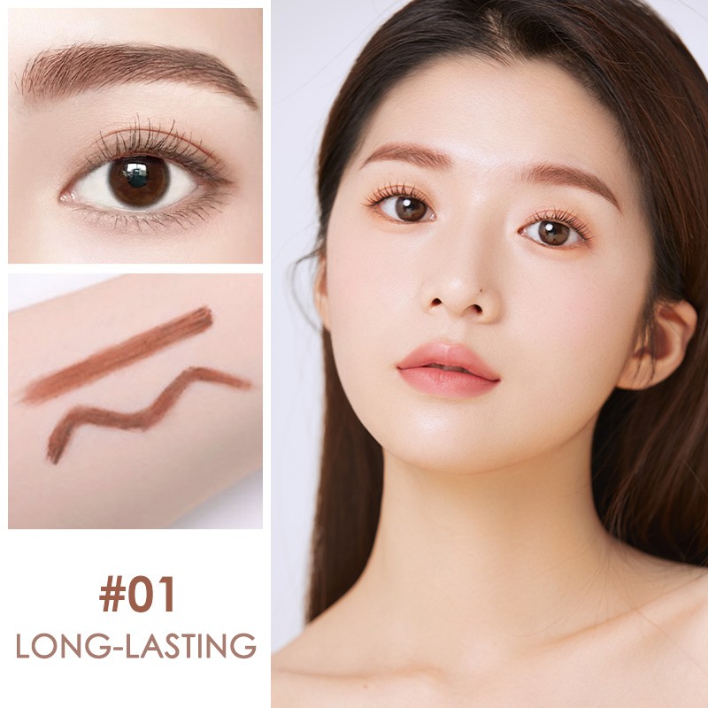 Set Mascara + Gel kẻ Chân Mày FOCALLURE 50.4g Không Thấm Nước Trang Điểm Cho Mắt