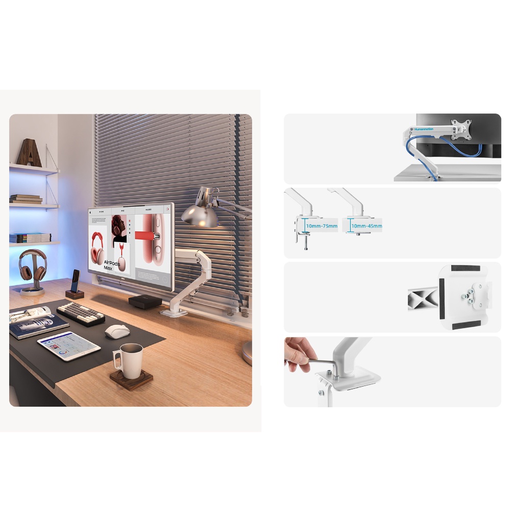 Giá treo màn hình máy tính Human Motion T6 | BigBuy360 - bigbuy360.vn