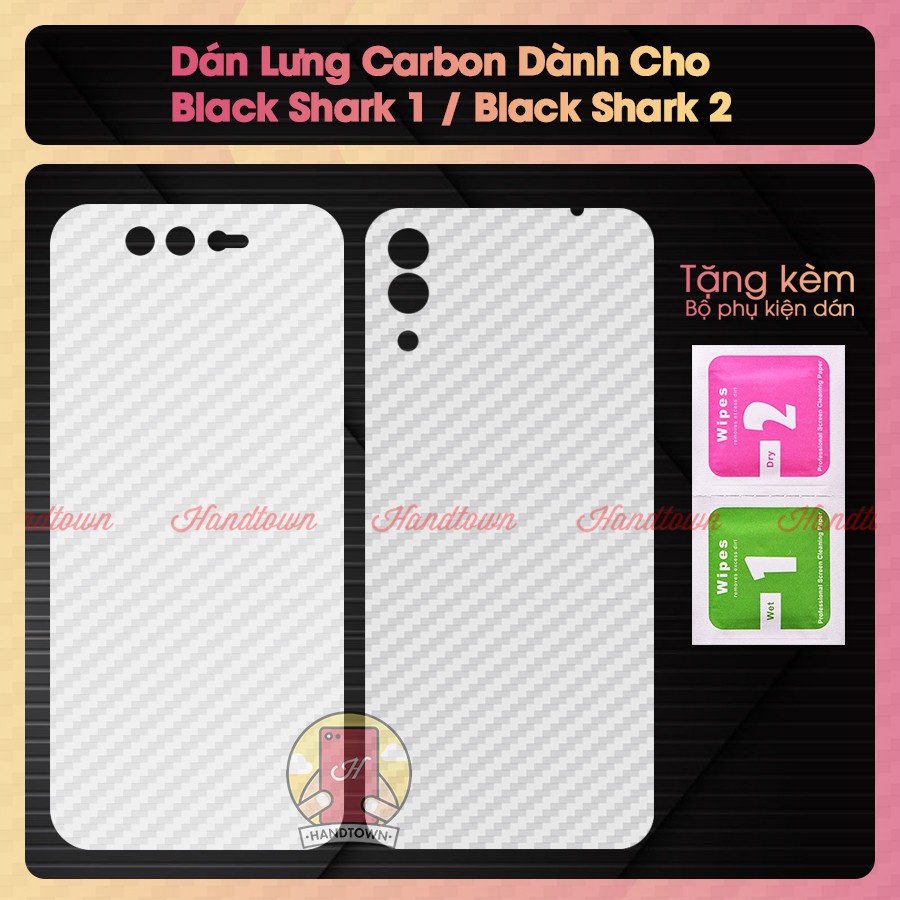 Miếng dán lưng cacbon Xiaomi Black Shark 1 / Black Shark 2 / Black Shark 2 Pro