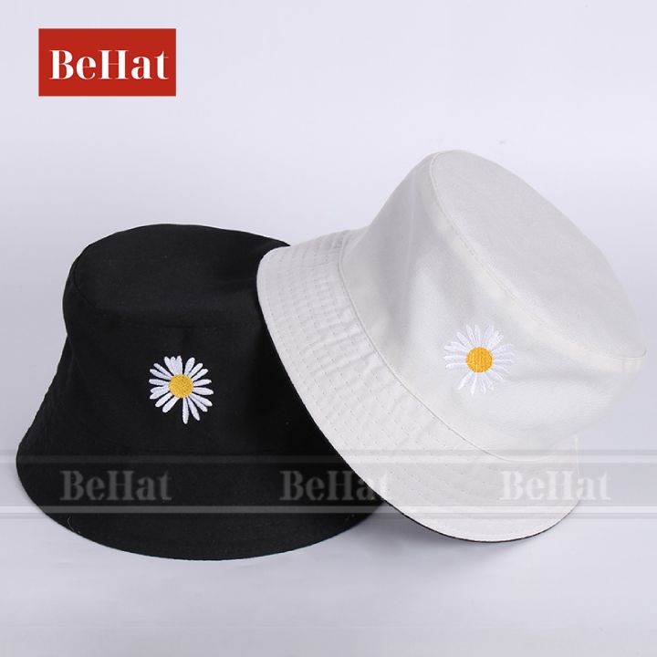 Mũ Bucket Nữ Hoa Cúc GD Cực Xinh ,Phong Cách HÀn Quốc, Chất Liệu Vải Poly Cotton Thoáng Mát [HOT TREND]