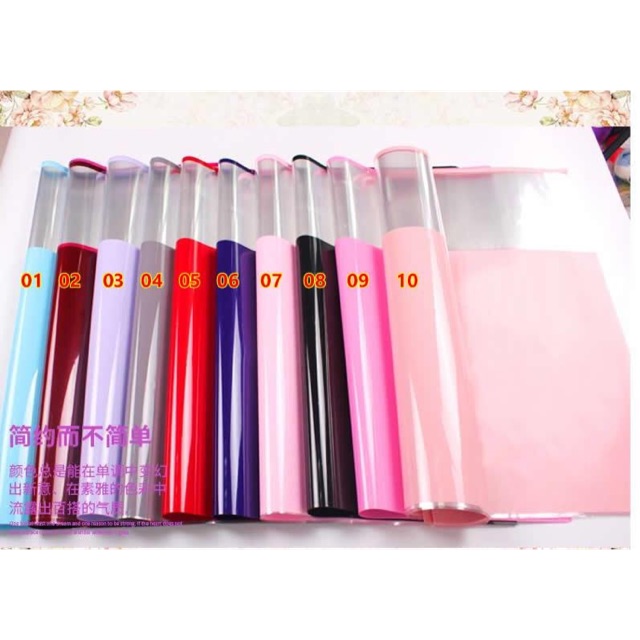Giấy gói hoa nửa kính