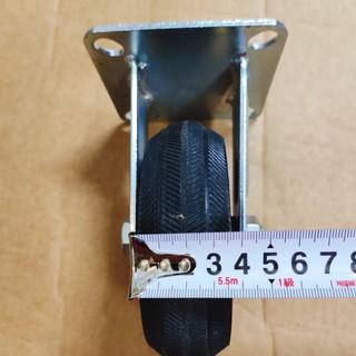 Bánh xe cao su đen đẹp phi 125