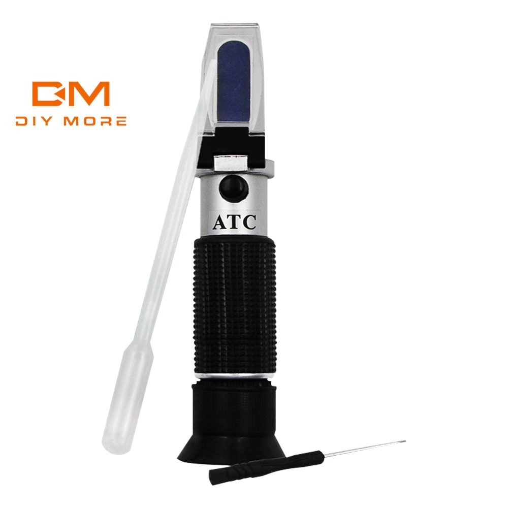 DIYMORE Khúc xạ kế đo nồng độ cồn/ độ ngọt tùy chọn 0-32% 0-80% cầm tay