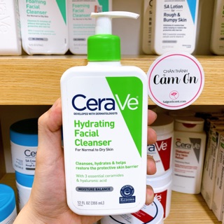 Sữa rửa mặt Cerave Hydrating Cleanser ( 355mL )