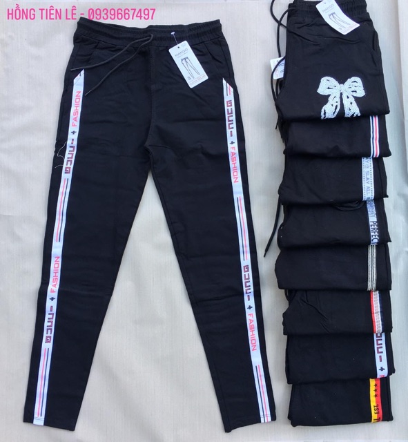 Combo 150k/2quần legging thể thao sọc nữ
