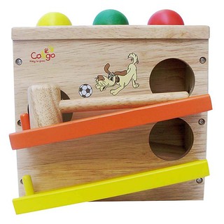Đập banh 2 tầng | Đồ chơi vận động cho bé, đồ chơi gỗ xuất khẩu cao cấp, banh lớn an toàn cho trẻ nhỏ