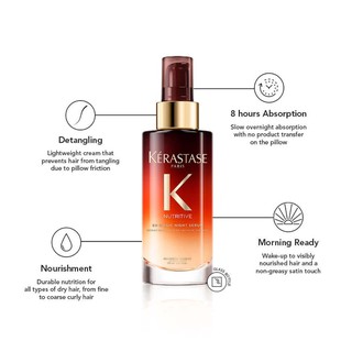Serum dưỡng tóc 𝐊𝐞𝐫𝐚𝐬𝐭𝐚𝐬𝐞 𝐍𝐮𝐭𝐫𝐢𝐭𝐢𝐯𝐞 𝟖𝐇 𝐌𝐚𝐠𝐢𝐜 𝐍𝐢𝐠𝐡𝐭 𝐒𝐞𝐫𝐮𝐦