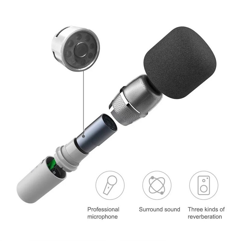 Bộ Micro Karaoke iK8 kèm loa Bluetooth Xiaomi UL Life