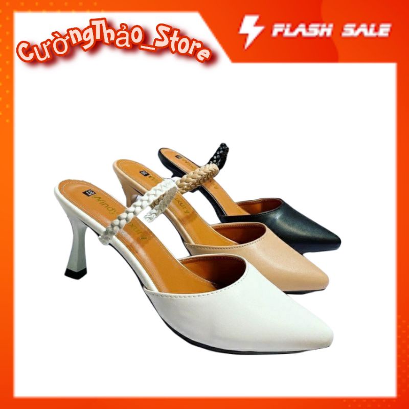 Giày Cao Gót Nữ Gót Nhọn 7cm Mã GA09