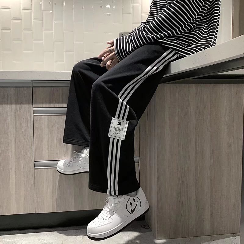 Quần dài thể thao kẻ sọc size M-3XL cho nam