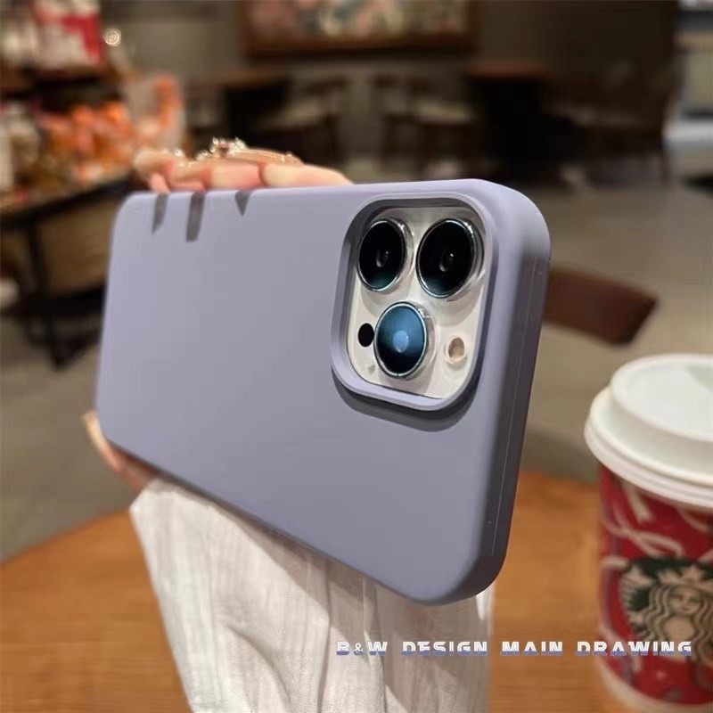 Ốp Điện Thoại Silicon Mềm Chống Sốc Chống Trượt Hình Hoa Oải Hương Cho iPhone 13 Pro Max IX XS Max XR iPhone 12 11 Pro Max 6 7 8 Plus
