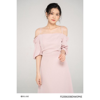 [Mã BMLT30 giảm đến 30K đơn 299K] Đầm hồng 2 dây thiết kế Elise FS2006308DIWOPKE