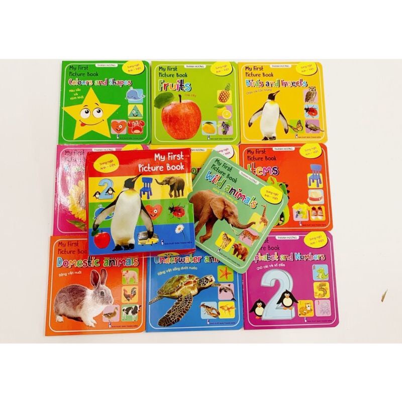 Sách - My First Picture Book - Bộ 10 Cuốn Thư Viện Hình Ảnh Đầu Tiên Cho Bé