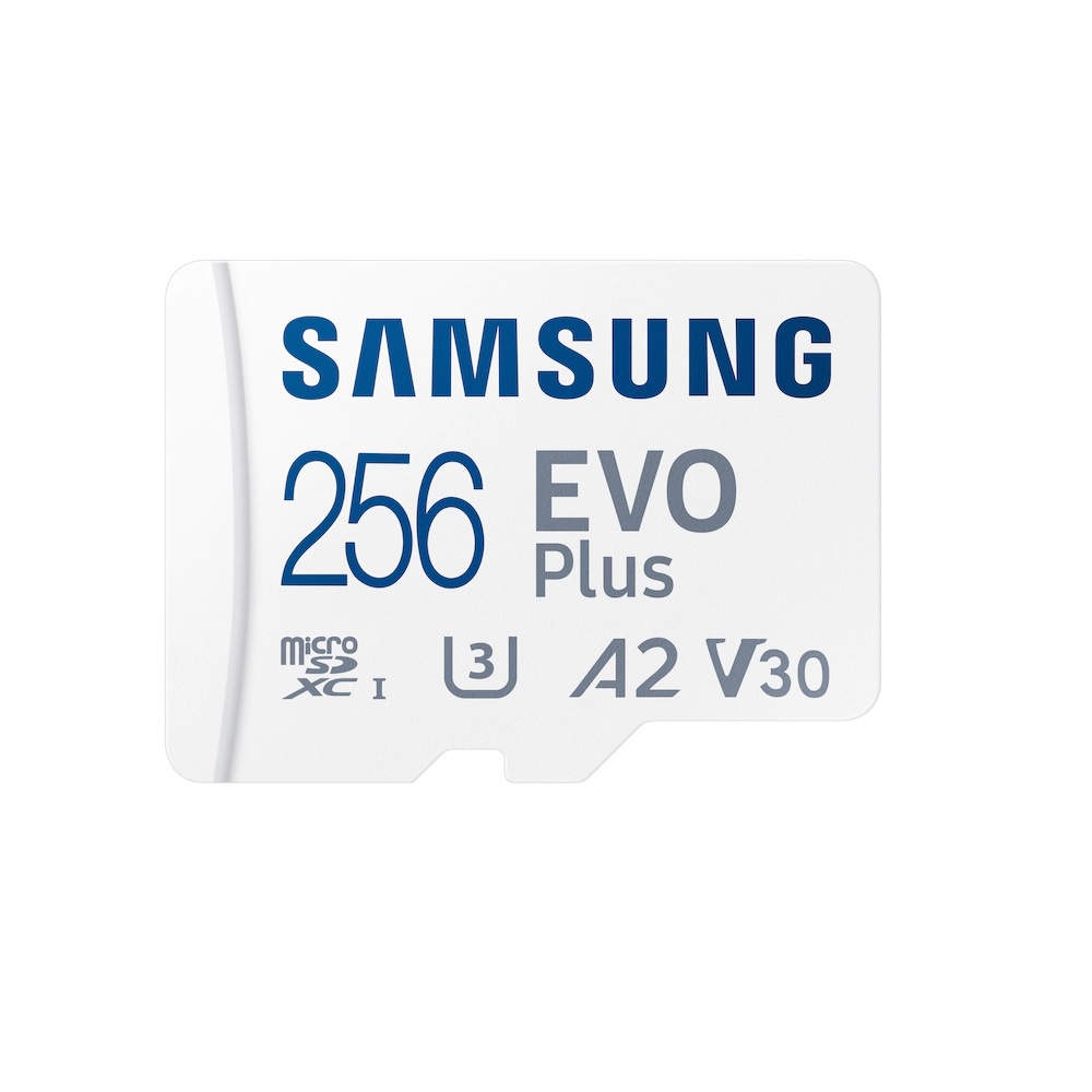 Thẻ nhớ microSDXC Samsung Evo Plus MB-MC256KA 256GB upto 130MB/s C10 U3 kèm Adapter (Bảo hành 5 năm)