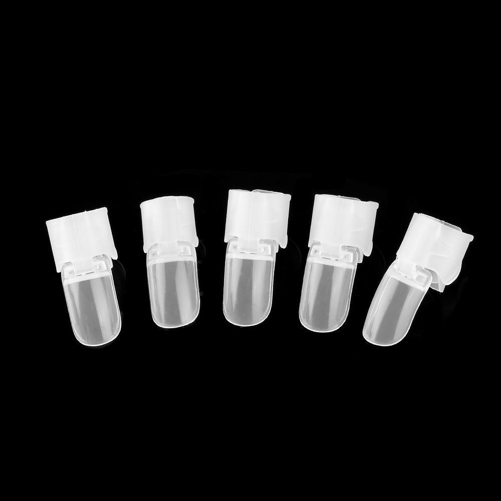 Set 10 Vỏ Bọc Bảo Vệ Móng Tay Trong Suốt Thời Trang