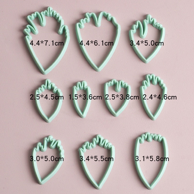 set khuôn cắt và nhấn gân cánh hoa mẫu đơn