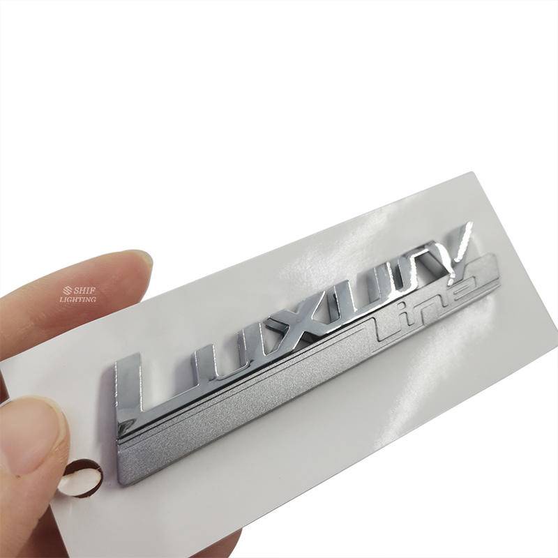 1 Miếng dán logo LUXURY LINE SPORT LINE thay thế cho xe hơi BMW