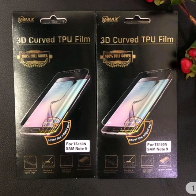 Miếng dán dẻo vmax full màn hình cho sam sung note 9