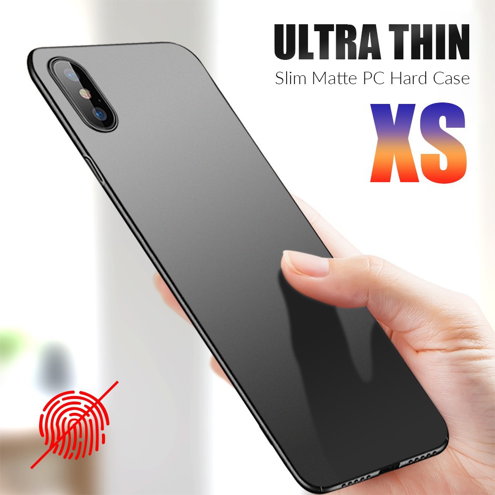 Ốp điện thoại PC siêu mỏng bề mặt mờ cho iPhone 6 6s 7 8 plus X XR XS MAX 11 PRO MAX