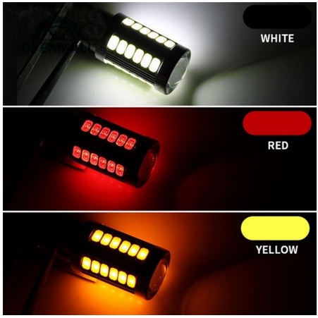 Đèn hậu thắng phanh Bóng LED  xe hơi ô tô SIÊU tiết kiệm SÁNG tốt màu ĐỎ 1157 cho Toyota Vios Innova và Hyundai Accent