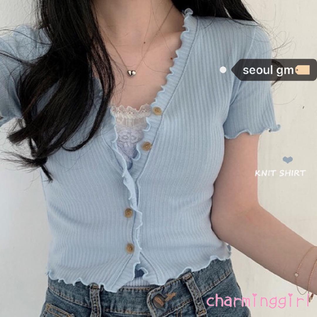 Áo Cardigan Ngắn Tay Quyến Rũ Thời Trang Dành Cho Nữ